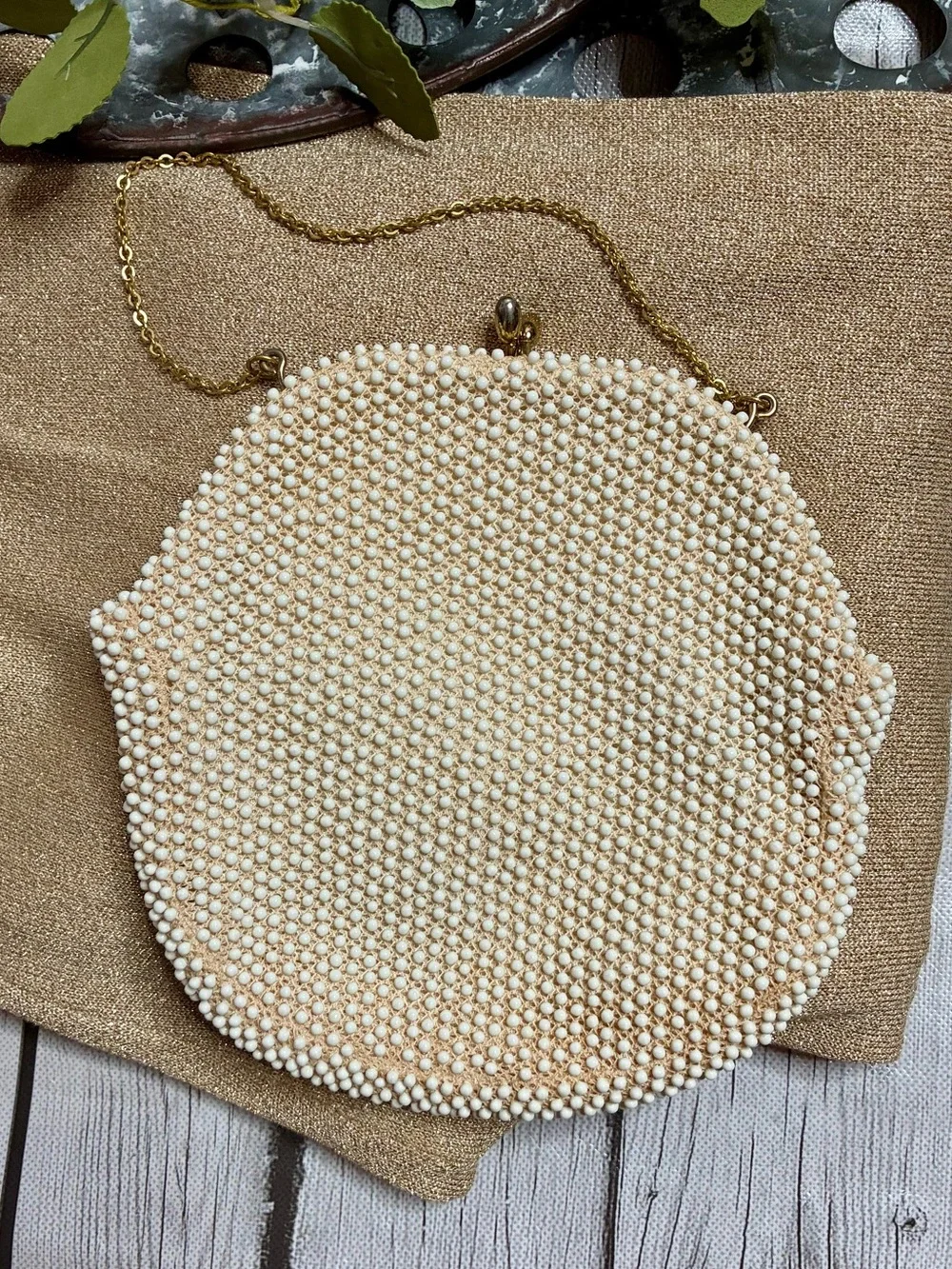 Vintage Corde Beaded bag.